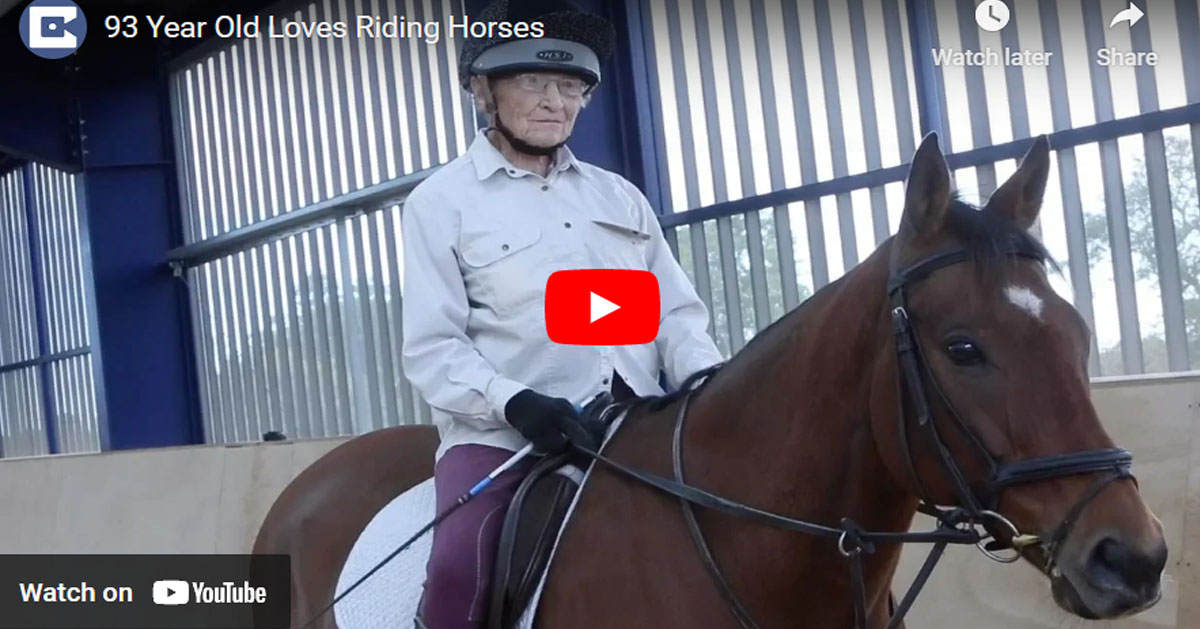 93 Year Old Loves Riding Horses