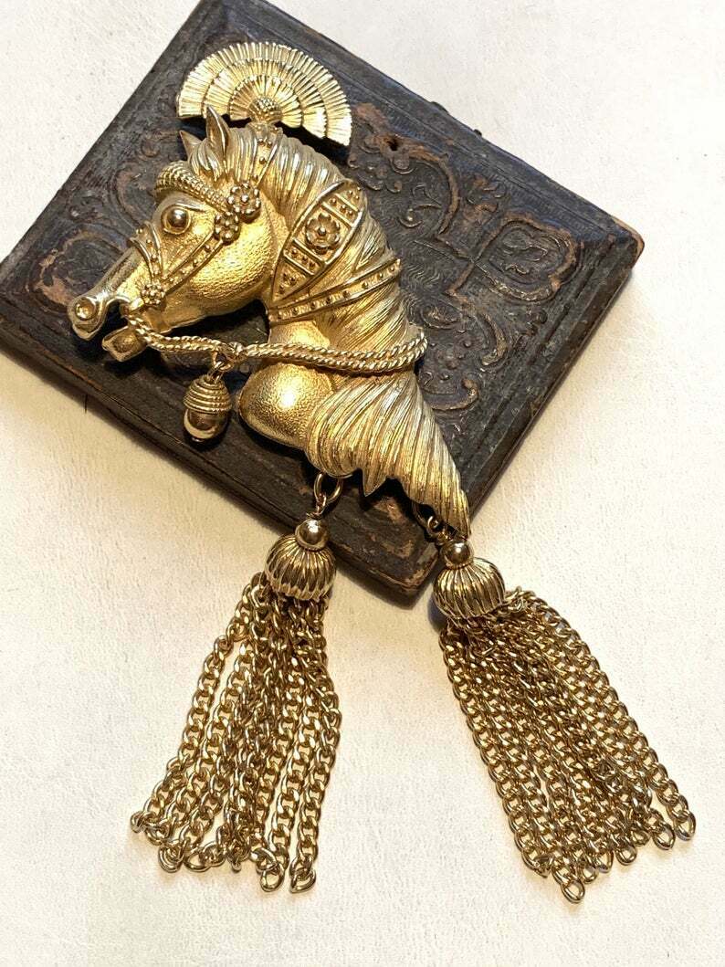 HORSE & WESTERN JEWELLERY JEWELRY LADIES WESTERN BELT BUCKLE RING GOLD  7.5/O